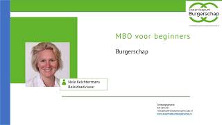 Mbo voor beginners 2023  Burgerschap [upl. by Seaddon]