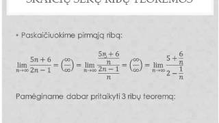 Skaičių sekos ribų skaičiavimas 11 dalis [upl. by Kelda635]