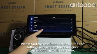 How to set OEM radio resolution on BMW Linux screen [upl. by Quartana]