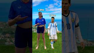 My Height vs Famous Footballers 🙈📏 [upl. by Fia52]