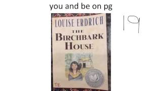 The Birchbark House  Chapter Two [upl. by Aihsi]