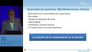 QUEMADURAS QUÍMICAS DESCONTAMINACIÓN Y TRATAMIENTO [upl. by Wallford]