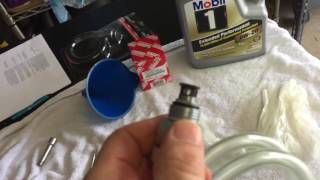 Oil Filter Change 2012 Sienna [upl. by Janka]