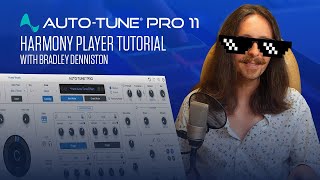 AutoTune Pro 11  Harmony Player Tutorial with Bradley Denniston [upl. by Alleras]