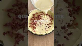 🇬🇧🇫🇷 Quiche lorraine recipe 🥧 [upl. by Weisman]