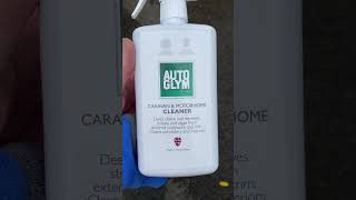 Quick test  review of AutoglymUK caravan  motorhome cleaner 👌 pls hit the thumbs up amp subscribe [upl. by Arnie]