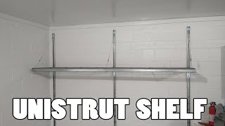 Garage shelf  UNISTRUT [upl. by Lyndsie]