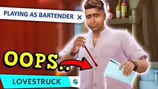 Trying to Run a Bar in the NEW Expansion Pack Sims 4 [upl. by Clemente]