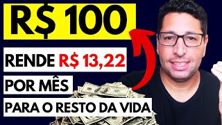 COMO GANHAR R 1322 POR MÊS INVESTINDO APENAS R 10000 POR MÊS [upl. by Eelah]