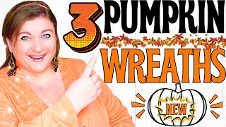 Can You Really Make a BEAUTIFUL Pumpkin Wreath in 30 Minutes [upl. by Auqenes102]