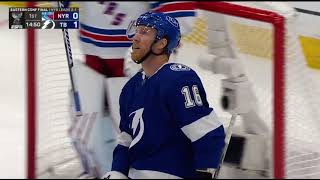 Tampa Bay Lightning Goal Horn Sounds Prematurely [upl. by Velleman155]