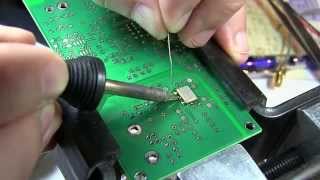 149 How to solder a leadless ceramic surface mount package  LCC  CLCC [upl. by Brady]