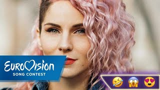 Lea Sirk  quotHvala nequot  Slowenien  Reaction Video Eurovision Song Contest [upl. by Wye]