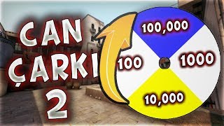 CAN ÇARKI 100000 CAN GELİRSE OYUN BİTMEZ  CSGO [upl. by Clerissa]