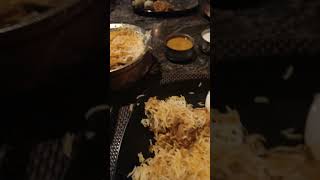 Table 9 restaurant Hyderabad dum biryani [upl. by Dualc]