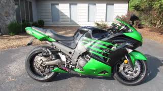 2014 Kawasaki ZX14R Coffman exhaust [upl. by Shaer]