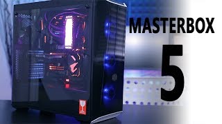 Cooler Master Masterbox Lite 5 RGB Review [upl. by Somerset]