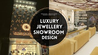 Best Jewellery Shop Interior Design  Gold Jewellery Showroom Tour  Best Jewellery Showroom Design [upl. by Avonasac490]