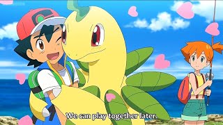 Bayleef meets Ash after a long in Aim to be a Pokemon master episode 7 [upl. by Semela823]