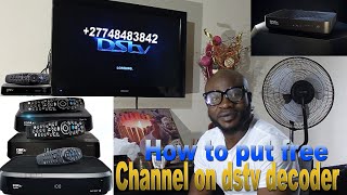 How To Put Free Channel On Dstv HD Decoder Part 2  Dr Emmanuel [upl. by Nagard]