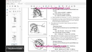 Unicarriers 1F1 1F2 Chassis Service Manual SM45U1F120 [upl. by Yhtomiht]