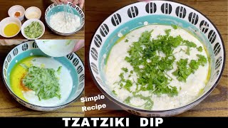 Tzatziki Recipe  How to make Tzatziki SauceDip [upl. by Ssur]