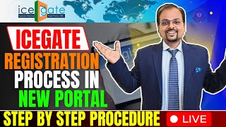 ICEGATE Registration 2024  How to register in ICEGATE portal for Custom Clearance  Import amp Export [upl. by Retniw]