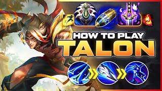 HOW TO PLAY TALON SEASON 14  BEST Build amp Runes  Season 14 Talon guide  League of Legends [upl. by Arlin]