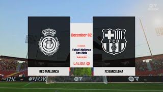 RCD Mallorca vs Barcelona  Laliga 2425  Full Match HD  FC 25 PS5 Gameplay [upl. by Ober]