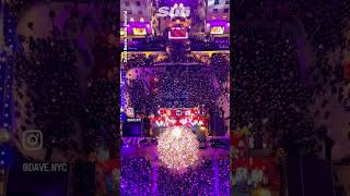 Huge crowd watches Rockefeller tree lights switched on in New York [upl. by Levitan]