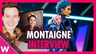 Montaigne  Australia SBS Eurovision 2020 Big Night In  Interview [upl. by Guttery886]