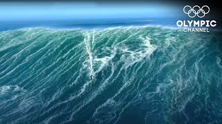 Are these the largest Waves ever surfed  Nazare 2020 The Beast Awakens [upl. by Anniala]