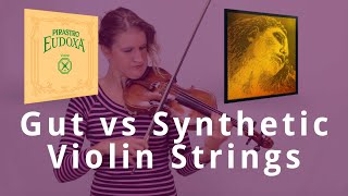 Gut vs Synthetic Violin Strings [upl. by Gariepy893]