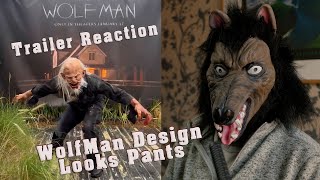 Wolf Man Teaser Trailer Reaction WTF [upl. by Lertnahs]