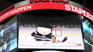 LA Kings Fan Eric Cartman vs Florida quotPantherquot March 22 2014 [upl. by Llerruj]