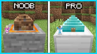 MIPAN amp ZUZUZU BUAT RUMAH AMAN YANG KECIL BANGET DI MINECRAFT SURVIVAL NOOB VS PRO [upl. by Aciretehs547]