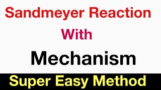 Sandmeyer Reaction with Mechanism  Class 12  NEET amp JEE Organic Chemistry [upl. by Gievlos687]