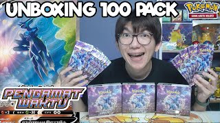 UNBOXING 100 PACK PENGAMAT WAKTU  Kartu Pokemon Indonesia [upl. by Couq286]