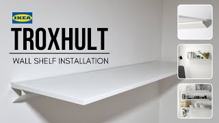 Ikea Troxhult Wall shelf installation [upl. by Merc547]