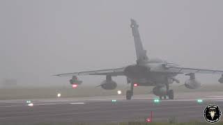 VOLKEL AFB 1x GAF TORNADO TRYING TO DEPART TO NÖRVENICH [upl. by Eahsed]