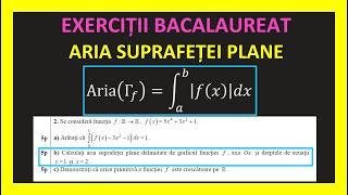 BACALAUREAT MATE 2023 ARIA UNEI SUPRAFETE PLANE INTEGRALE FORMULA CLASA 12 SUBIECTUL 3 M2 TEHNOLOGIC [upl. by Silvester874]