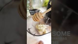 Episode 3 of Healthy Fruit Ice Cream  Honey Banana Nice Cream 🍯 2 ingredients delicious 😋 [upl. by Eilatam]