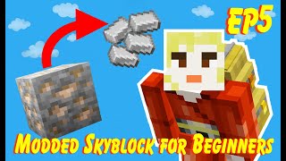 Ore Processing Modded Skyblock for Beginners in All the Mods 9 To the Sky  EP5 [upl. by Derraj649]