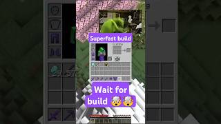 Minecraft superfast build 😂😂minecraft c montage edits technogamer gamerfleet edits newvideo [upl. by Iridissa]