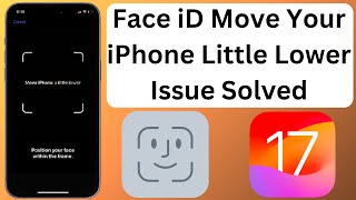 Fix Face iD Move Your iPhone Little Lower Issue Solved [upl. by Anaahs621]