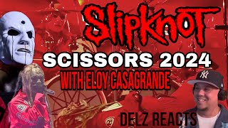 Slipknot with Eloy Casagrande Scissors Live Debut 2024 Tour CRAZY DRUM SOLO Reaction [upl. by Nevlin]