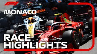 Race Highlights  2021 Monaco Grand Prix [upl. by Ainafets]