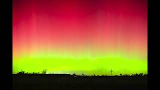 Aurora Borealis Timelapse in Michigan  October 7 2024 [upl. by Marciano932]