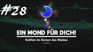 Forstland Mond 28 Rollfels im Herzen des Waldes Super Mario Odyssey [upl. by Aimaj]