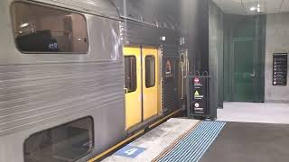 K Set Train Departing At Birrong For A Liverpool Service At Night 🌃 [upl. by Chiquia]